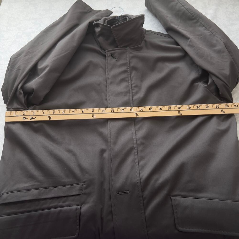 J.Crew Fulton Prima-loft Full Zip Overcoat Jacket Gray Men Size XL - Picture 14 of 16